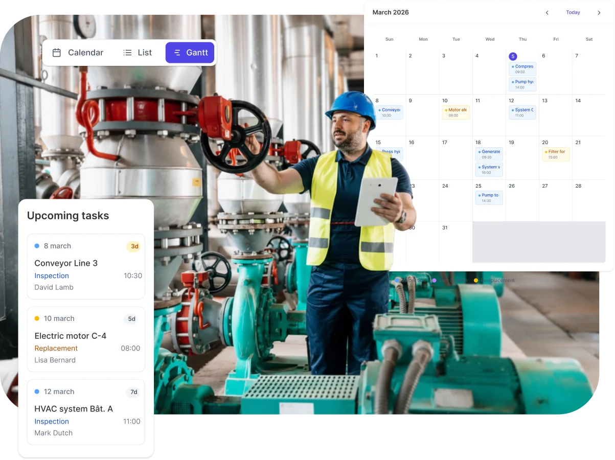 Operations and safety processes calendar